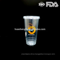 Food Grade Transparent 20oz / 600ml Disposable Plastic Beer Cup